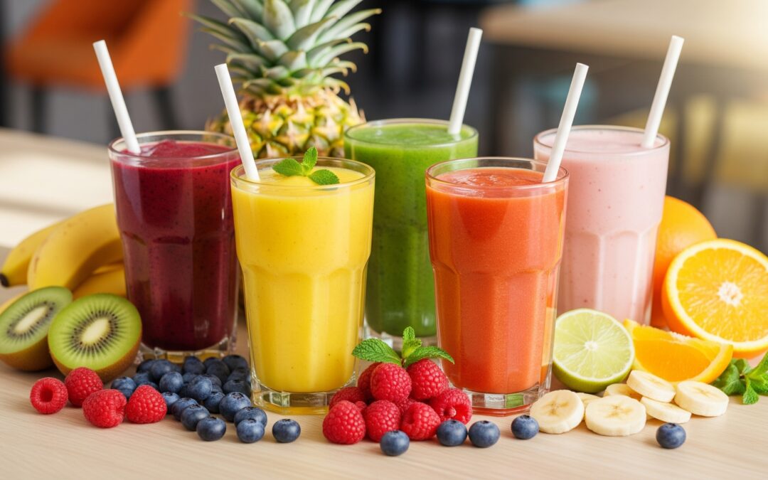 5 przepisów na energetyczne smoothie, które pokochasz (i nasze słomki też!)