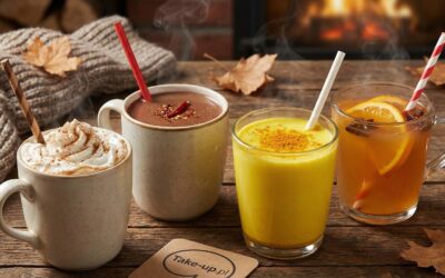 Zimowe menu, które rozgrzewa serca (i dłonie). 4 przepisy na zimowe napoje idealne do papierowej słomki